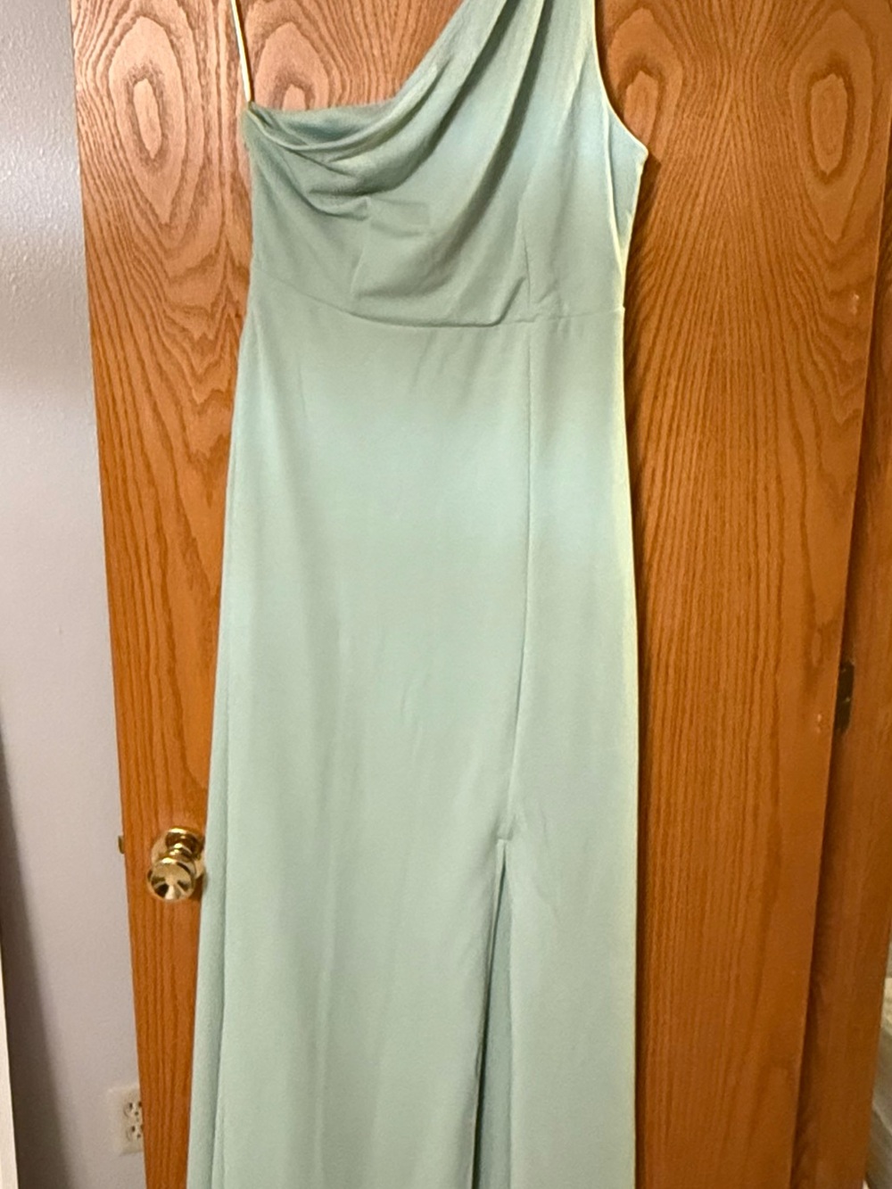 Birdy Grey One-Shoulder Sage Dress